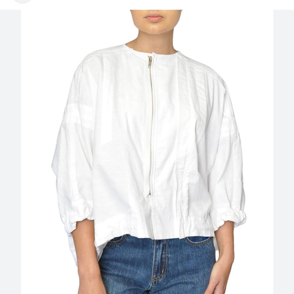 Cara Dolman Linen Jacket